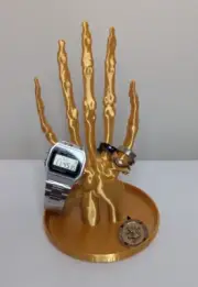 Skeleton Hand GOLD Jewellery Jewelry Stand Holder Dish Rings Bracelet Necklace