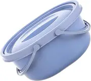 BESPORTBLE Camping Toilet Seat Portable Potty for Adults Double Handles Odor Lid Easy to Carry Home Outdoor Use