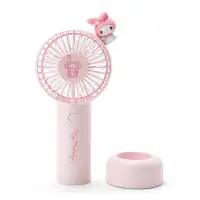 在飛比找樂天市場購物網優惠-真愛日本 預購 美樂蒂 立體玩偶 造型風扇 手持風扇 兩用 