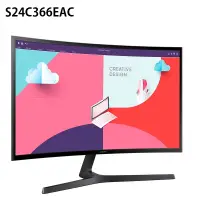 在飛比找蝦皮購物優惠-米特3C數位–Samsung 三星 S24C366EAC 2