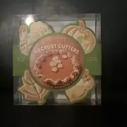 Williams Sonoma Fall Harvest Pie Crust Cutters 2011 Pumpkin Leaf Acorns Turkey