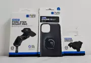 QUAD LOCK KIT iPHONE 13 Case, Dampener, FORK STEM Mount Pro *EXPRESS*