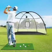3.5M Golf Practice Net With Driving Mat Training Aid Target Hitting