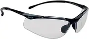 Bolle Contour PSSCONT-C10 Safety Glasses with Clear Lenses Resistant to Stress, Fog, UVA and UVB.