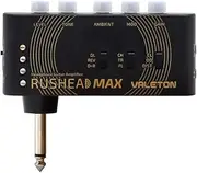 Rushead Max USB Chargable Portable Pocket Guitar Bass Headphone Amp Carry-On Bedroom Plug-In Multi-Effects