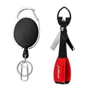 Fishing Knot Tying Tool, Multifunctional Fly Red Knot Tool Oval Retractor