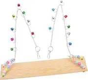 FIXOSHEE Large Chicken Coop Swing Hens Chicken Coop Chicken Hanging Chicken Coop Roosting Perch Cage Chicken Swing Roost Entertainment Perch of Chicken Chickens Rooster Wooden