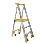 Bailey 170kg 3 Step Aluminium Job Station Platform Ladder
