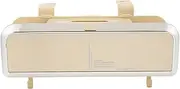Automatic Support Organizer with Storage Tissue Boxes of the Storage Box Elegant Design for an Elegant Plastic Driving Experience (White)