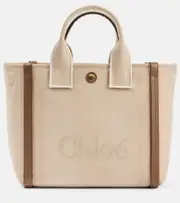 [Chloe] Chloé Chloé Carry Small canvas tote bag One size beige