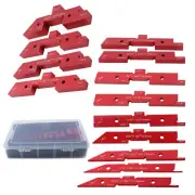 14PCS Router Table Setup Bars Aluminum Precision Setup Blocks Height Gauge Set