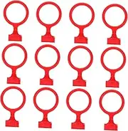 BUGUUYO Stationery Bag Zipper Head 100pcs Plastic Zipper Pull Tab Handles Multi-function