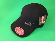 New PUMA OSFA Adjustable Fit Women’s Snapback Cap Hat ONE SIZE Black w/Gold Rose