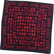 FONDOTIN Heart Pattern Dog Bib Scarf for Pets Valentine Day Themed Pet Collar Adorable Saliva Towel for Cleanliness Fashionable Design Present for Furry Friends