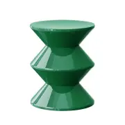 NNEOBA Nordic Ottoman Shoe Changing Stool - Modern Minimalist Designer Stool in Large Green