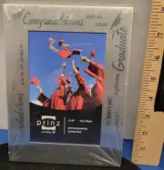 Graduation Picture Frame Silver 4x6 8 Inches Tall 364