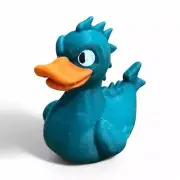 Loch Ness Monster Duck - Unique 3D-Printed Collectible