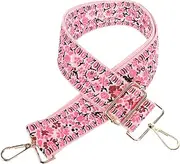 [SHINEOFI] Decorative Adjustable Bag Strap Replacement Wide Shoulder Strap with Unique Embroidered Design for Handbags and Purses for Travel and Everyday Use