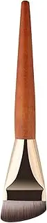 Foundation Makeup Brush - Flat Top Brush, Wooden Handle Makeup Tool | Full Coverage Contour Brush For Liquid, Cream & Powder, Soft Blending Brush