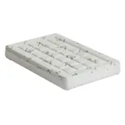 Giselle Bedding Mattress Topper Pillowtop Bamboo 7.5cm King Single