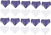20Pcs Disposable Women Briefs for Spa Sauna Breathable Travel Underwear Skin Friendly Non Woven Opaque Design for Worry Use Portable Convenient for Go