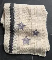 Authentic TAYLOR SWIFT "Folklore" Cream CARDIGAN Scarf Silver Stars
