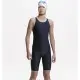 【SAIN SOU】競賽/泳隊/專業用連身及膝泳裝加贈矽膠泳帽-A57225-02