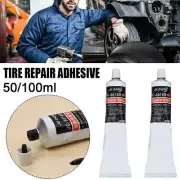 50ML/100ML Tire Repair Glue Super Strong Adhesive Fast Hot Glue Instant New~