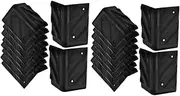 AKOOSY 20pcs Plastic Speaker Corner Guards Right Angle Edge Protectors Safety Cabinets Protectors