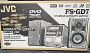 JVC FS-GD7 DVD MP3/ 5 Discs System. NEW
