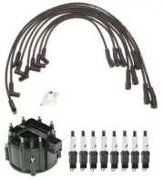 ACDelco Ignition Kit Distributor Rotor Cap Wire Spark Plugs for Firebird LeMans