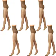 6x Voodoo Shine Firm Control 15 Denier Stockings Pantyhose Tights Jabou