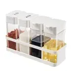 4Pcs/set BPA Free Spice Storage Container Spice Storage Bottle Kitchen Supplies