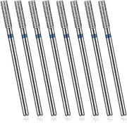 8 Pcs Cuticle Clean Drill Bit Set, Cuticle Nail Drill Bit, Professional Diamond Bits, Under Nail Cleaner for Nail Salon