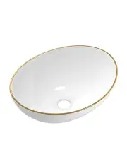 Cefito Bathroom Basin Ceramic 41x34cm in White