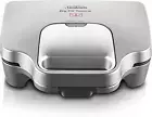 GR6250 Big Fill Toastie Maker | 2 up Sandwich Toaster | Non-Stick Plates | Silve