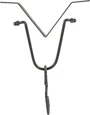 Rain Chain Gutter Adapter for Downspout Outlet V-Shaped Metal Rain Chain Hook Installation Kit