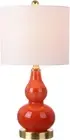 JYL1028G Anya 20.5" Mini Glass LED Table Lamp, Transitional, Glam, Midcentury, M