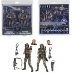 NECA 7寸異形手辦AVP鐵血戰士雇傭兵人士兵武器可動手辦人偶模型