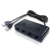 Heavy - Duty 3 - in - 1 Adapter Suitable for Nintendo Gamepad Switch/Wii U/PC US