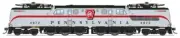 Broadway Limited 6370 Ho Prr Gg1 Electric 4872 Aluminum W/Sd