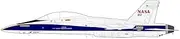 HOBBY MASTER HA3564 1/72 F/A-18B Hornet NASA Aerial Fuel Tester #161217 Finished Product