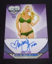 2016 Benchwarmer AUBRIE LEMON Eclectic #168 Blue Foil Auto/5 PLAYBOY Cybergirl