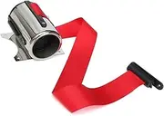 Queue Belt Barrier Retractable,Queue Line Dividers,Retractable Ribbon Barrier Crowd Control Outdoor Stainless Steel Wall Mount Red Belt Sport Stanchion Queue (Color : 5m/16.4ft)