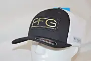 Columbia PFG Hook Patch Flexfit Fitted High Crown Mesh Ball Cap in BLACK L/XL