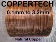 COPPER BEADING WIRE for jewelery & craft. Pure natural copper. Tarnish resistant