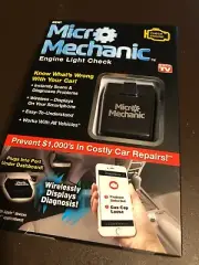 NEW Micro Mechanic Check Engine Light Diagnostic Tool by Ontel As Seen On TV NIB