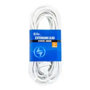 The Brute Power Co BPEL10M Extension Lead - 10m Cable - White AU / NZ 24000W 240V Home Plug - Cable - Indoor Use Only [BPEL10M]