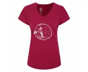 Regatta Womens Calm Mountain T-Shirt (Berry Pink) - RG10861