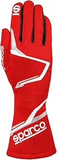 sparco FIA 8856-2018-DC.409.24-G Certified Racing Gloves Land+ (Randplus) Red Size 08